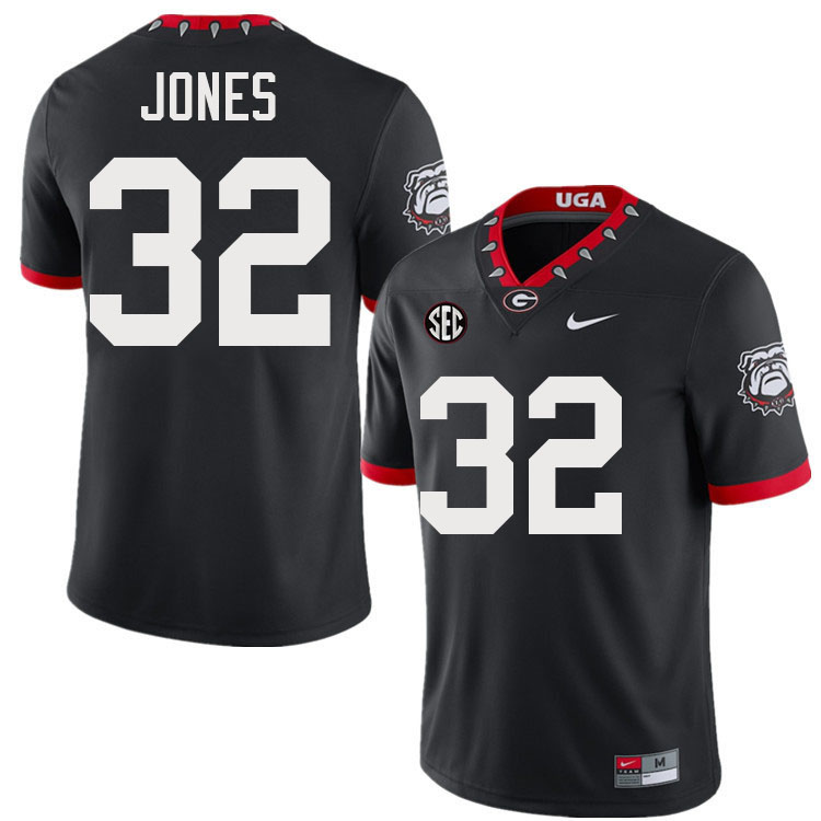 Cash Jones Georgia Jersey,University Of Georgia Bulldogs Football Jersey,Uniforms,Gears-Throwback